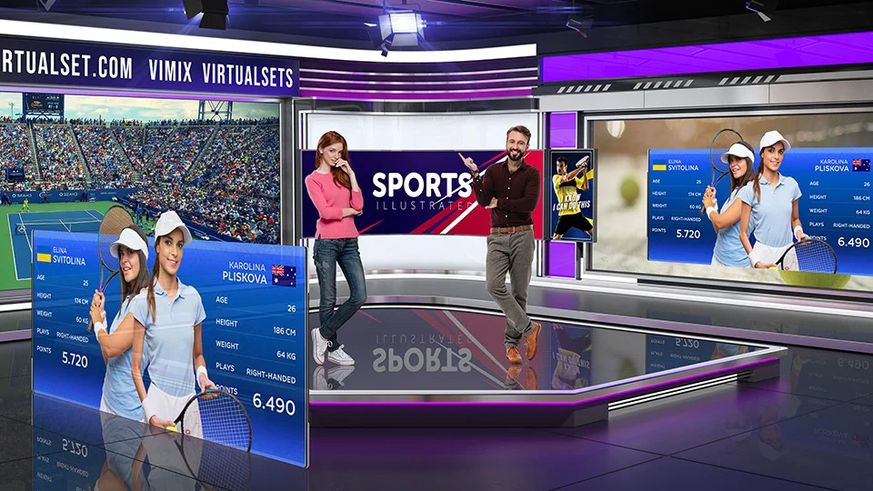 Virtual Set 128A for vMix virtual sets